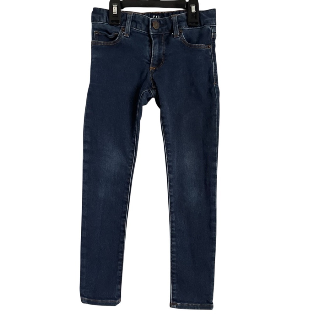 Gap Girls Super Stretch Skinny Jeans Sz 6 Dark Wash Mid Rise